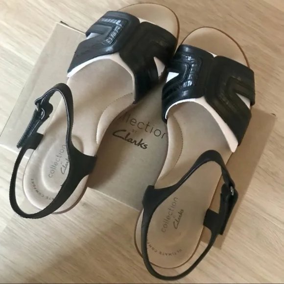 Clark's Ada Mist Ankle Strap Sandals Size 6.5 NIB + NWT - Picture 12 of 13